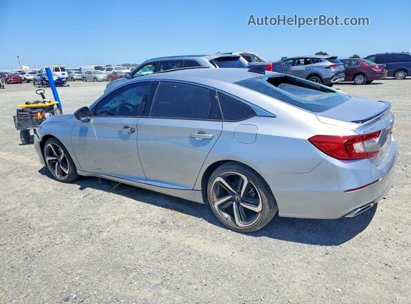 1HGCV2F30NA024586 2022 HONDA ACCORD Silver Trasero izquierdo