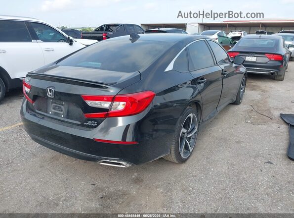 1HGCV2F31JA014692 2018 HONDA ACCORD Black Rear right