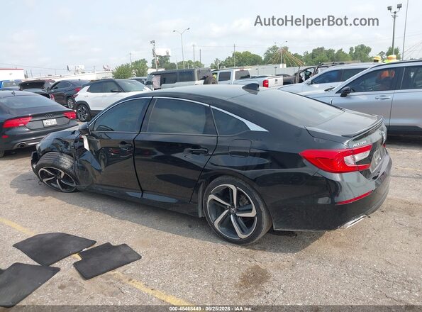 1HGCV2F31JA014692 2018 HONDA ACCORD Black 360 interior view