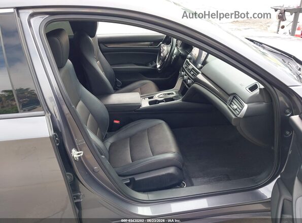 1HGCV2F31LA020818 2020 HONDA ACCORD Серый Вид салона спереди