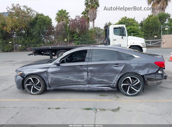 1HGCV2F31LA020818 2020 HONDA ACCORD Серый Панорамный вид салона 360°