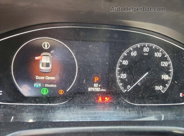 1HGCV2F32JA012711 2018 HONDA ACCORD Blue Սարքավորումների վահանակի տեսք