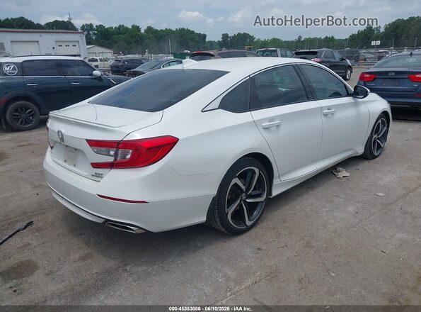 1HGCV2F32JA048687 2018 HONDA ACCORD White Tył prawy