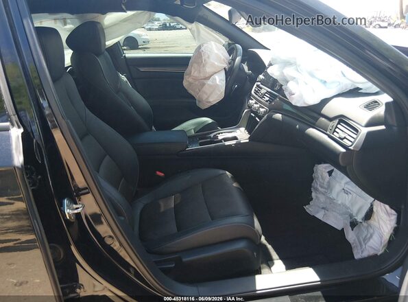 1HGCV2F32KA010426 2019 HONDA ACCORD Black Սալոնի դիմացի տեսք