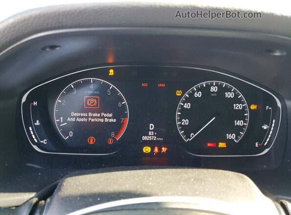 1HGCV2F32KA032040 2019 HONDA ACCORD White 