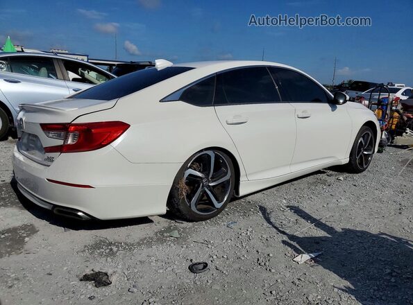 1HGCV2F32KA032040 2019 HONDA ACCORD White 