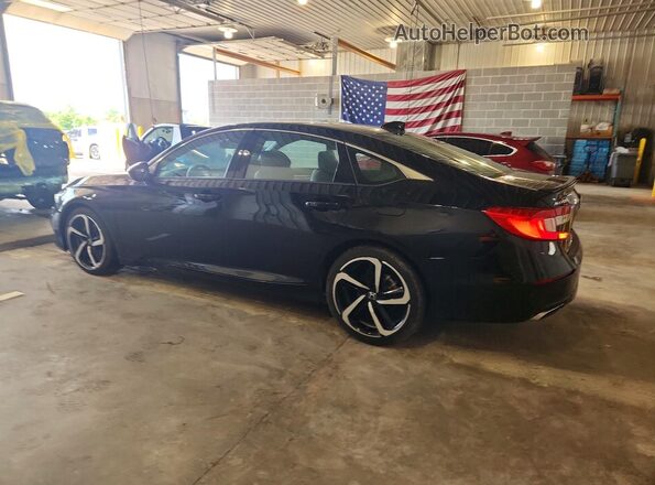1HGCV2F32MA007710 2021 HONDA ACCORD Black 
