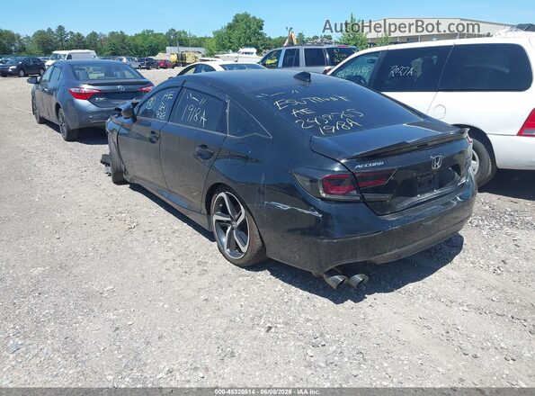 1HGCV2F33KA002707 2019 HONDA ACCORD Black 