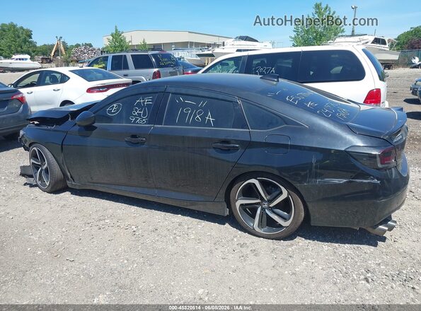 1HGCV2F33KA002707 2019 HONDA ACCORD Black 