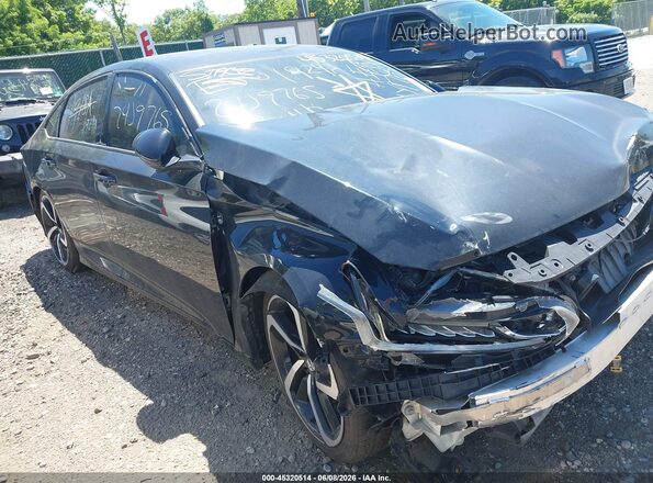1HGCV2F33KA002707 2019 HONDA ACCORD Black 