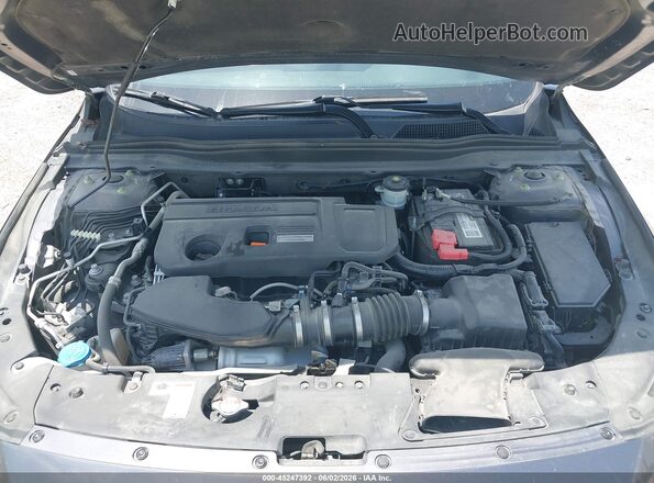 1HGCV2F33KA006918 2019 HONDA ACCORD Gray Вид ззаду