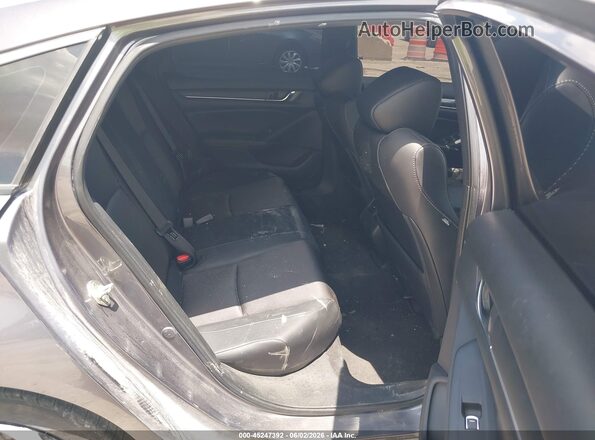 1HGCV2F33KA006918 2019 HONDA ACCORD Gray Вид наклейки з VIN-кодом