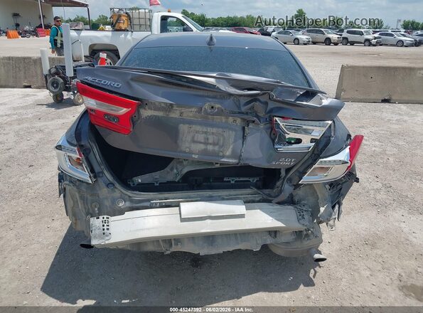 1HGCV2F33KA006918 2019 HONDA ACCORD Gray 