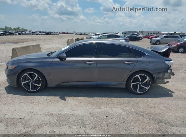 1HGCV2F33KA006918 2019 HONDA ACCORD Gray 