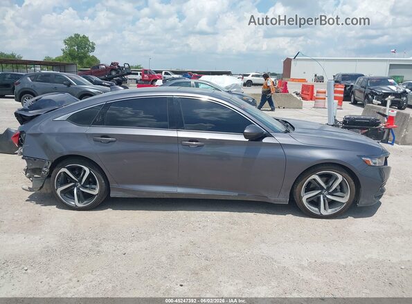 1HGCV2F33KA006918 2019 HONDA ACCORD Gray Панорамний вид салону 360°