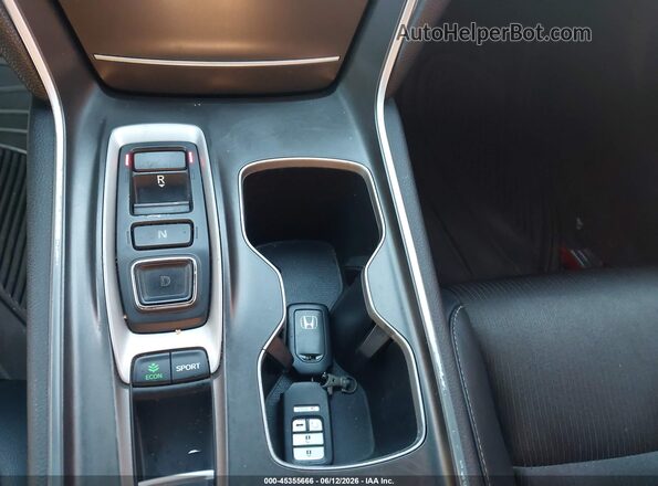 1HGCV2F33KA008314 2019 HONDA ACCORD White Առջևի վահանակի տեսք