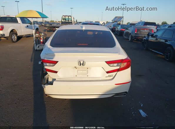 1HGCV2F33KA008314 2019 HONDA ACCORD White 