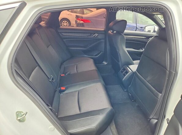 1HGCV2F33LA005415 2020 HONDA ACCORD White Rear seats view