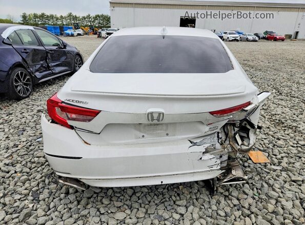 1HGCV2F33LA005415 2020 HONDA ACCORD White Rear view