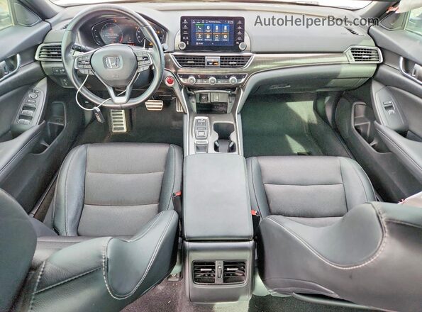1HGCV2F33LA031884 2020 HONDA ACCORD Белый Вид панели приборов