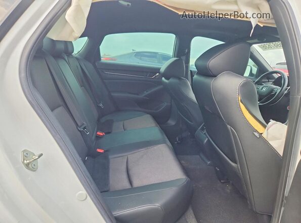 1HGCV2F33LA031884 2020 HONDA ACCORD Белый Вид задних сидений