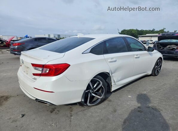 1HGCV2F33LA031884 2020 HONDA ACCORD Белый Задняя правая четверть
