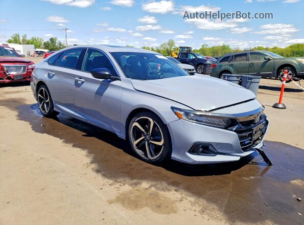 1HGCV2F33MA002239 2021 HONDA ACCORD Gray წინა მარჯვენა