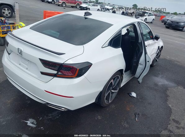 1HGCV2F33MA024807 2021 HONDA ACCORD Белый Задняя правая четверть