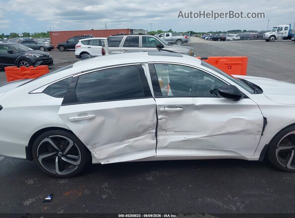 1HGCV2F33MA024807 2021 HONDA ACCORD Белый Вид спереди