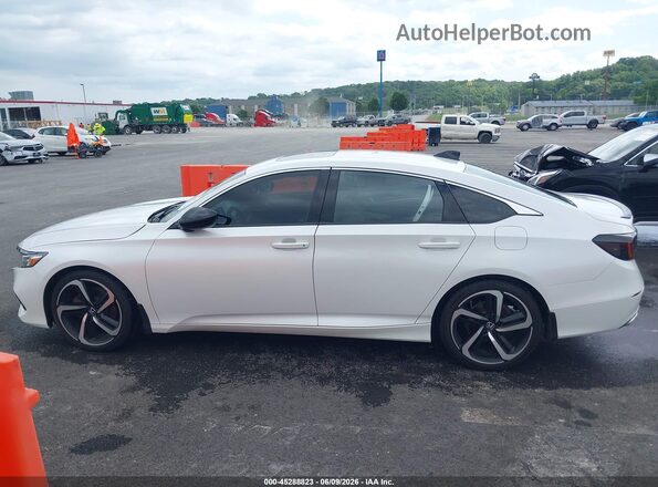 1HGCV2F33MA024807 2021 HONDA ACCORD Белый Панорамный вид салона 360°