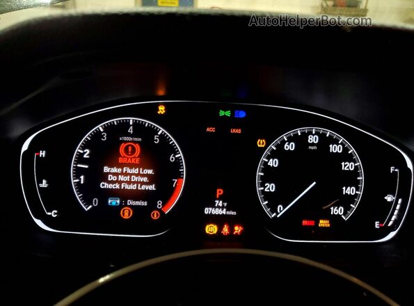 1HGCV2F34JA020227 2018 HONDA ACCORD Black Սարքավորումների վահանակի տեսք