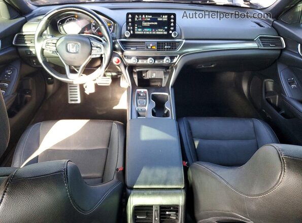 1HGCV2F34KA010413 2019 HONDA ACCORD Черный 
