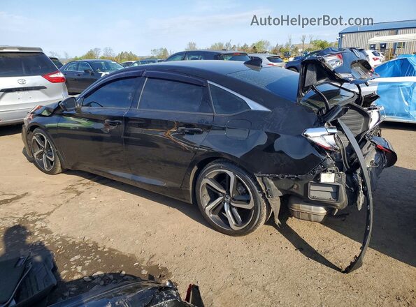 1HGCV2F34KA010413 2019 HONDA ACCORD Черный 