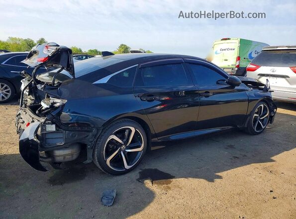 1HGCV2F34KA010413 2019 HONDA ACCORD Черный 