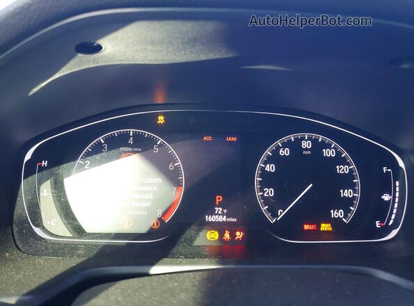 1HGCV2F34KA010413 2019 HONDA ACCORD Черный 