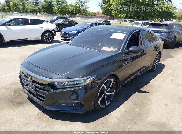 1HGCV2F34KA011271 2019 HONDA ACCORD Черный 