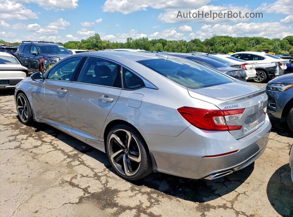 1HGCV2F34KA028720 2019 HONDA ACCORD Silver Tył lewy