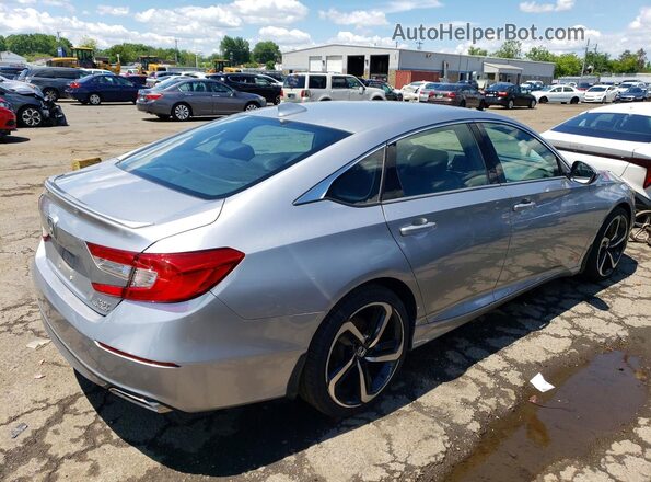 1HGCV2F34KA028720 2019 HONDA ACCORD Silver Tył prawy