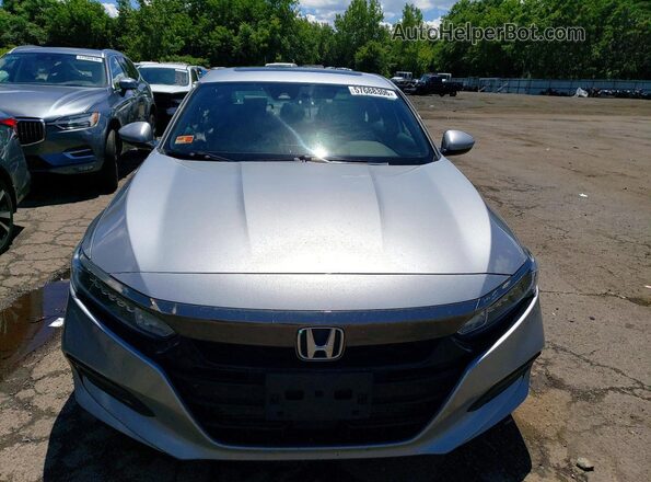 1HGCV2F34KA028720 2019 HONDA ACCORD Silver Widok z przodu