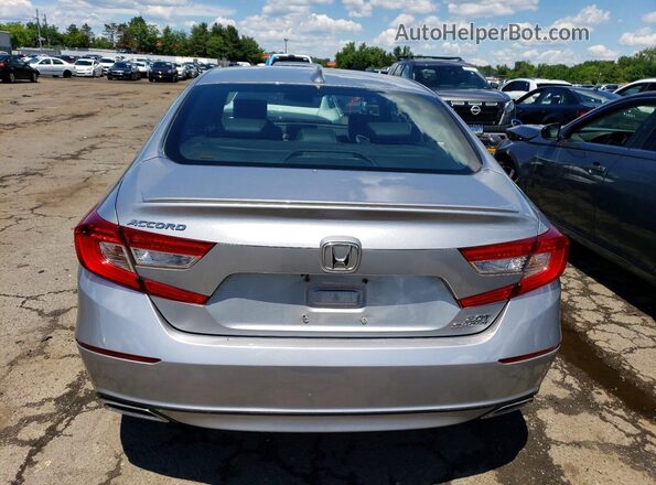 1HGCV2F34KA028720 2019 HONDA ACCORD Silver Widok z tyłu