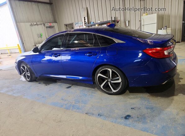 1HGCV2F34LA026516 2020 HONDA ACCORD Blue 