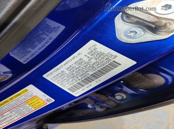 1HGCV2F34LA026516 2020 HONDA ACCORD Blue 