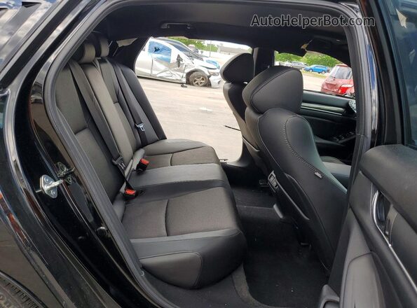 1HGCV2F34MA001195 2021 HONDA ACCORD Black უკანა სავარძლების ხედი