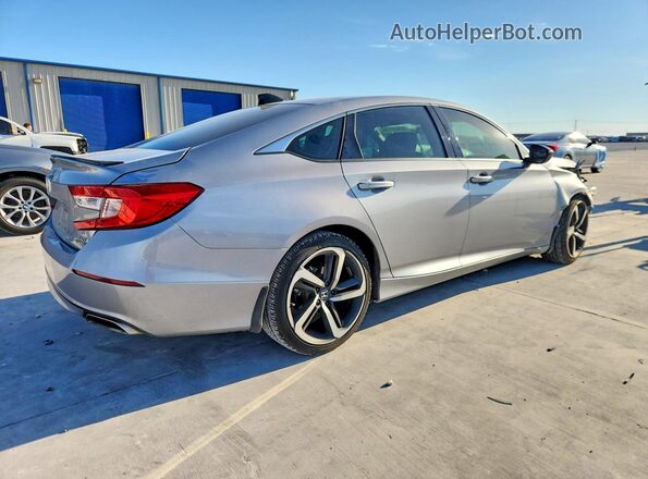 1HGCV2F34MA010723 2021 HONDA ACCORD Серебряный Задняя правая четверть