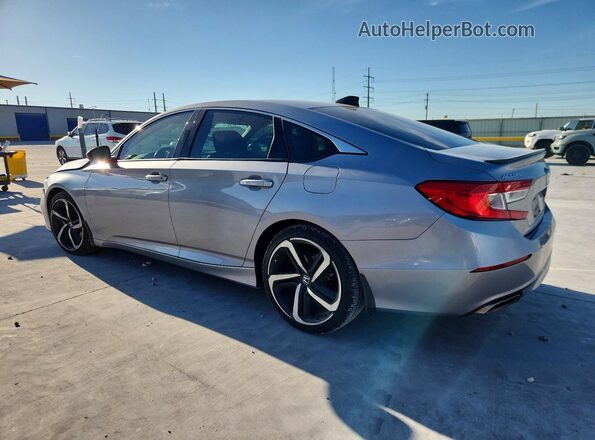 1HGCV2F34MA010723 2021 HONDA ACCORD Серебряный Задняя левая четверть