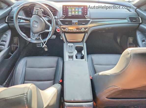 1HGCV2F34MA010723 2021 HONDA ACCORD Серебряный Вид панели приборов