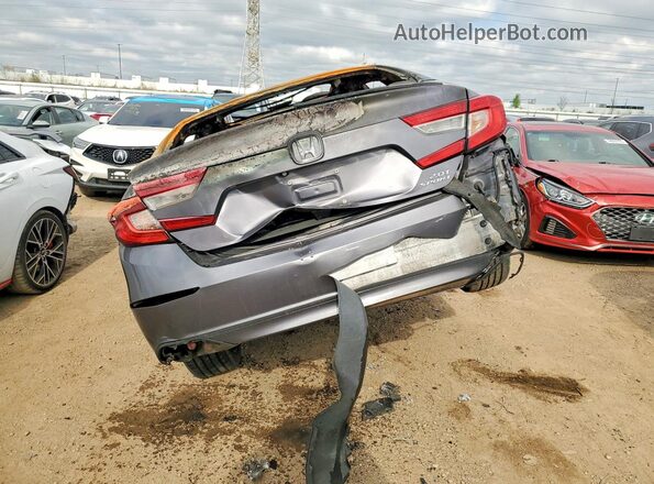 1HGCV2F35JA000519 2018 HONDA ACCORD Burn Հետևի տեսք