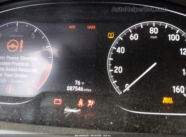 1HGCV2F35JA004229 2018 HONDA ACCORD Белый Вид задних сидений