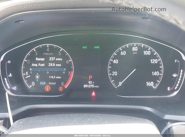 1HGCV2F35KA008668 2019 HONDA ACCORD Blue Vista de los asientos traseros