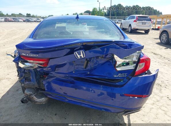 1HGCV2F35KA008668 2019 HONDA ACCORD Blue 